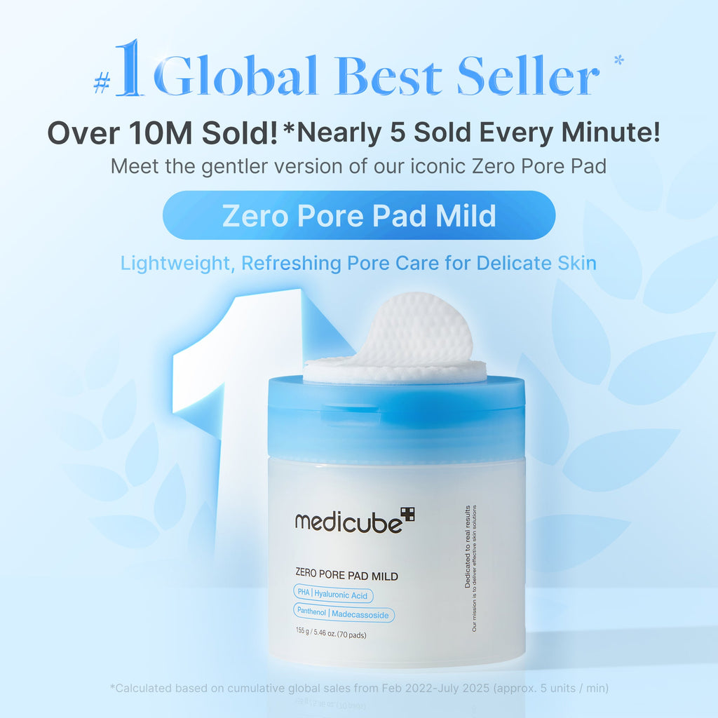 medicube Zero Pore Mild PHA Hyaluronic Acid Pads