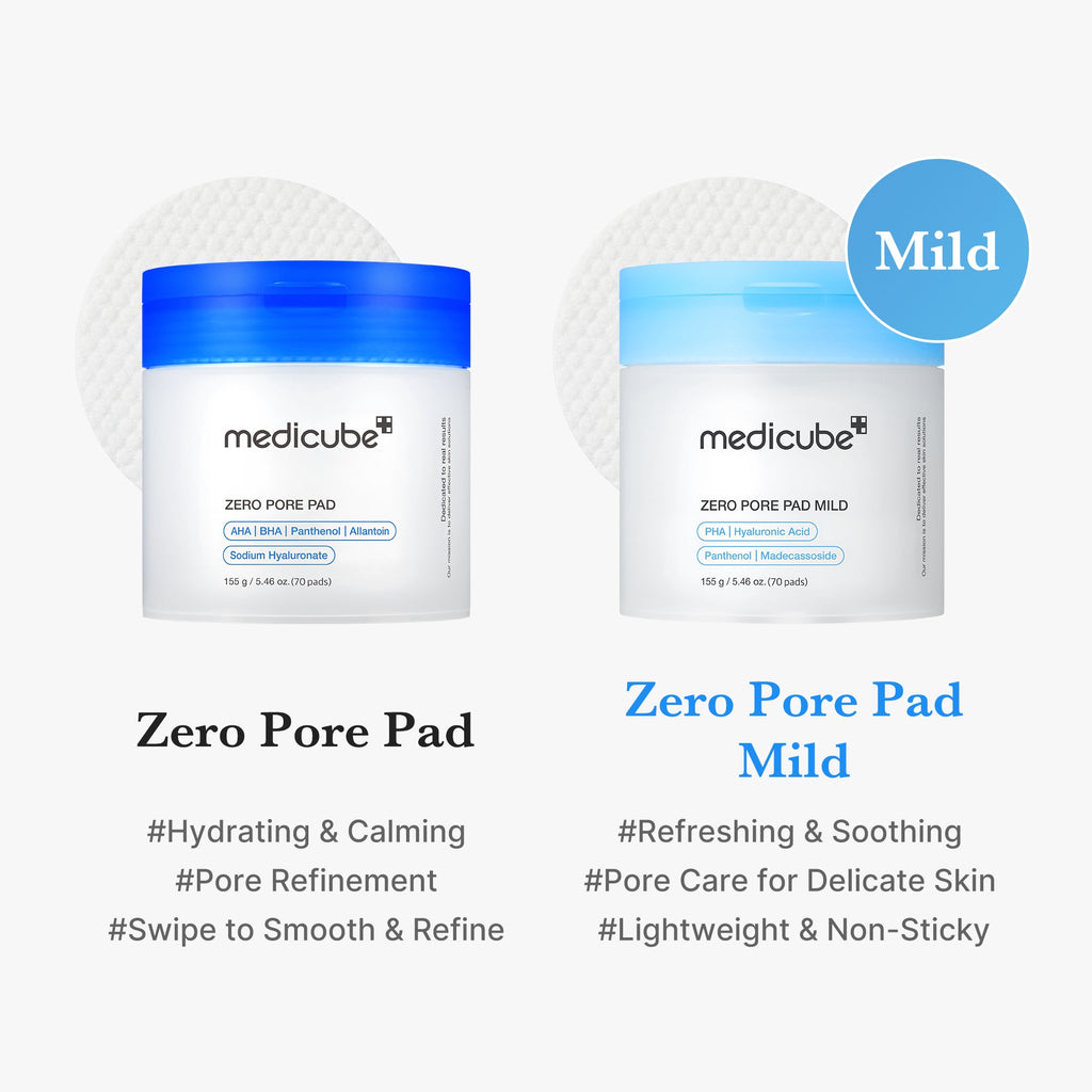 medicube Zero Pore Mild PHA Hyaluronic Acid Pads
