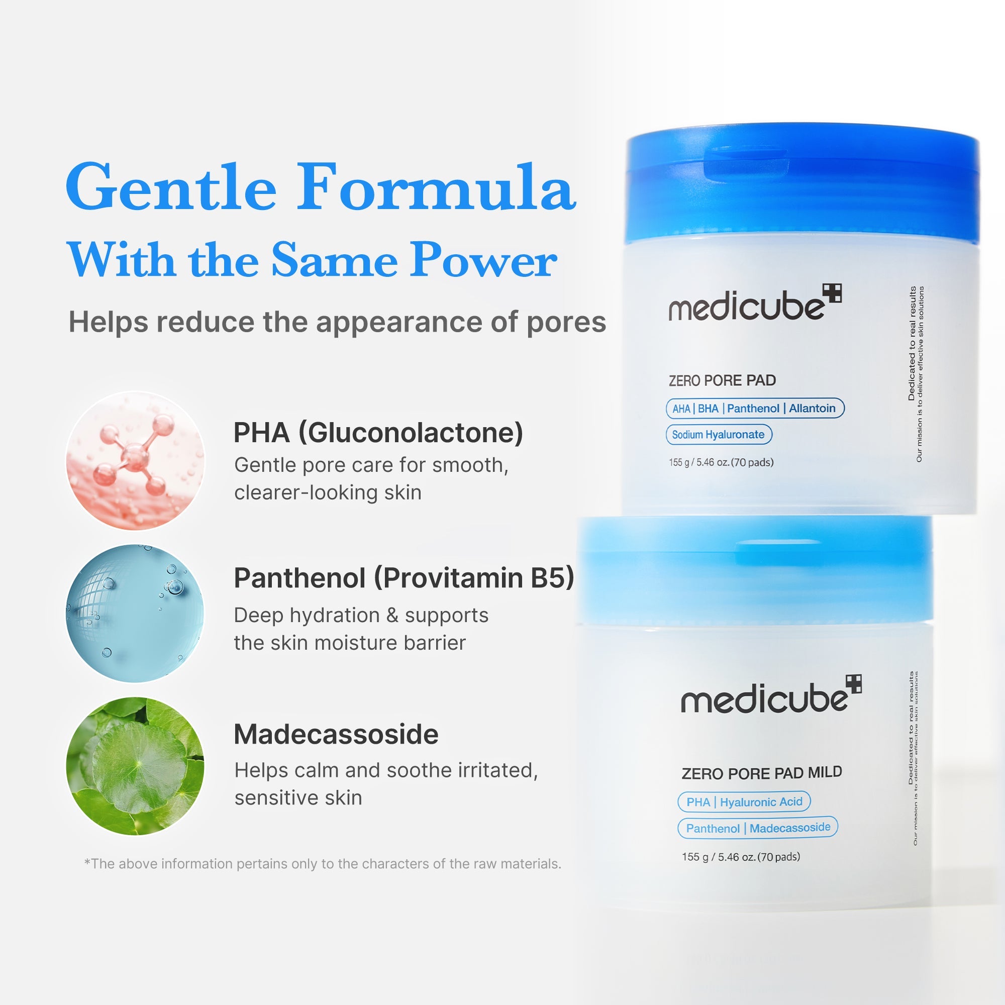 medicube Zero Pore Mild PHA Hyaluronic Acid Pads