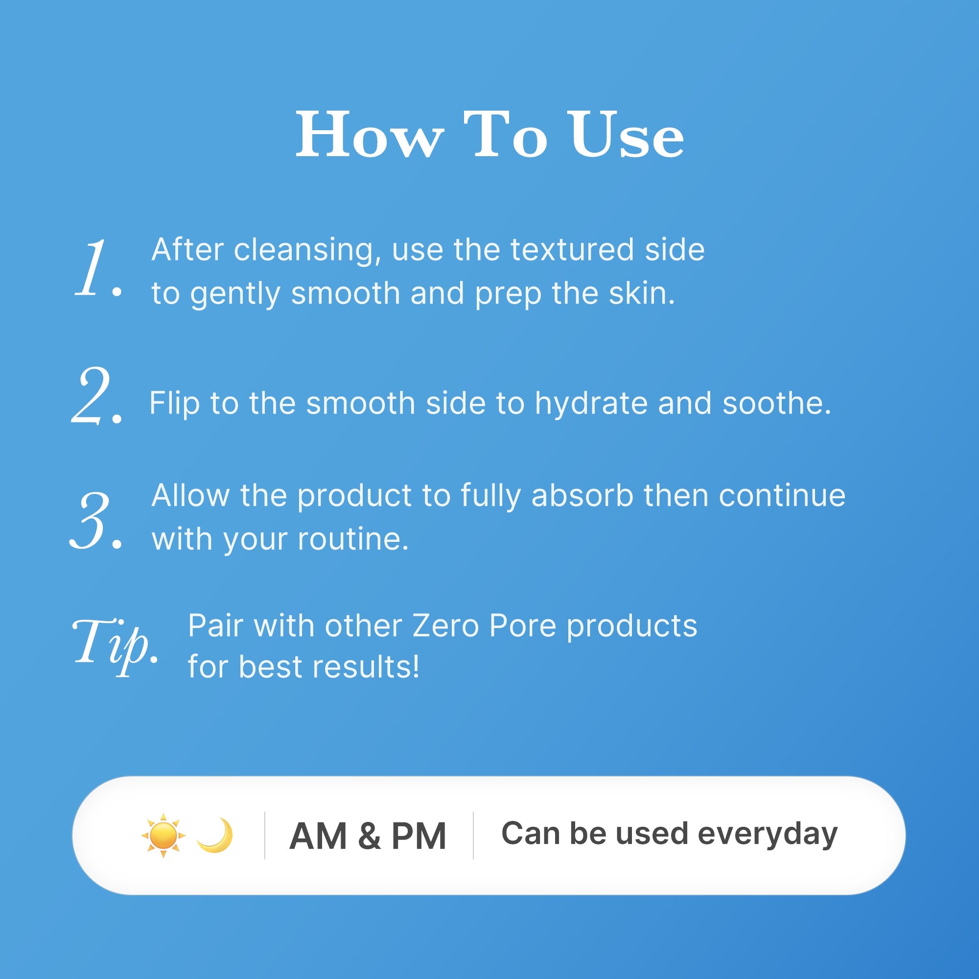 medicube Zero Pore Mild PHA Hyaluronic Acid Pads