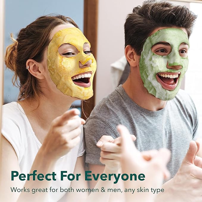PUREDERM Deep Purifying Yellow O2 Bubble Mask Turmeric
