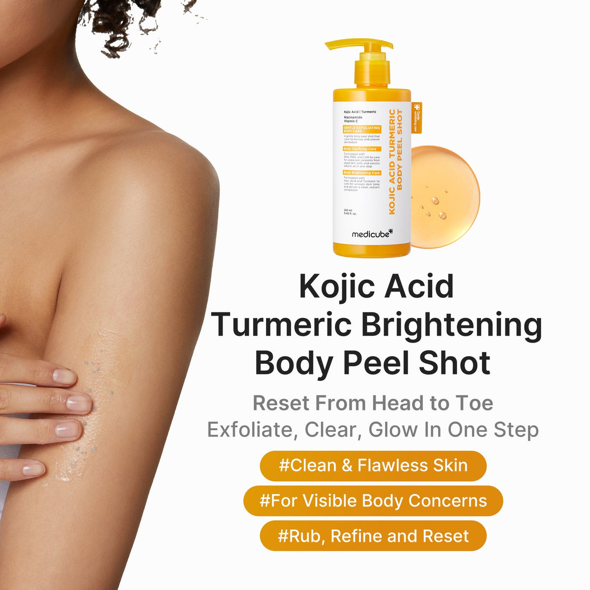medicube Kojic Acid Turmeric Body Peel Shot 280ml