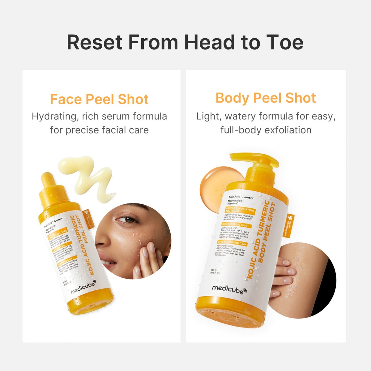medicube Kojic Acid Turmeric Body Peel Shot 280ml