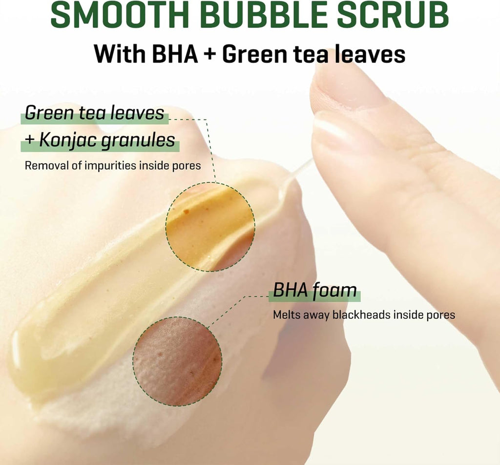SOME BY MI Bye Bye Blackhead 30 Days Green Tea Tox Bubble Cleanser