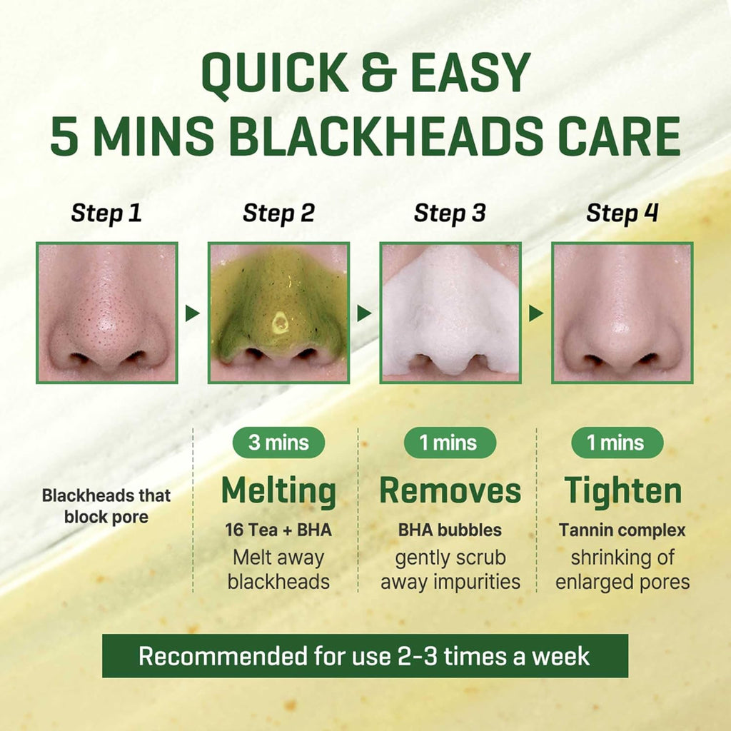 SOME BY MI Bye Bye Blackhead 30 Days Green Tea Tox Bubble Cleanser