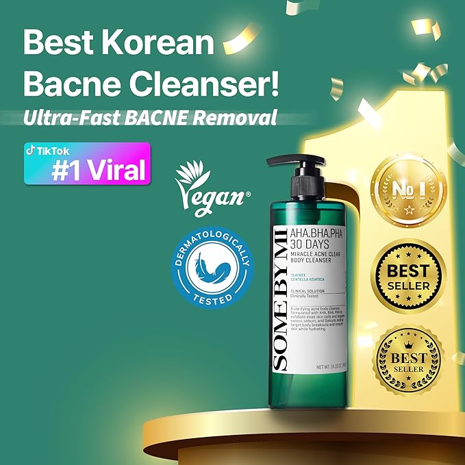 SOME BY MI AHA BHA PHA 30 Days Miracle Acne Clear Body Cleanser 400g