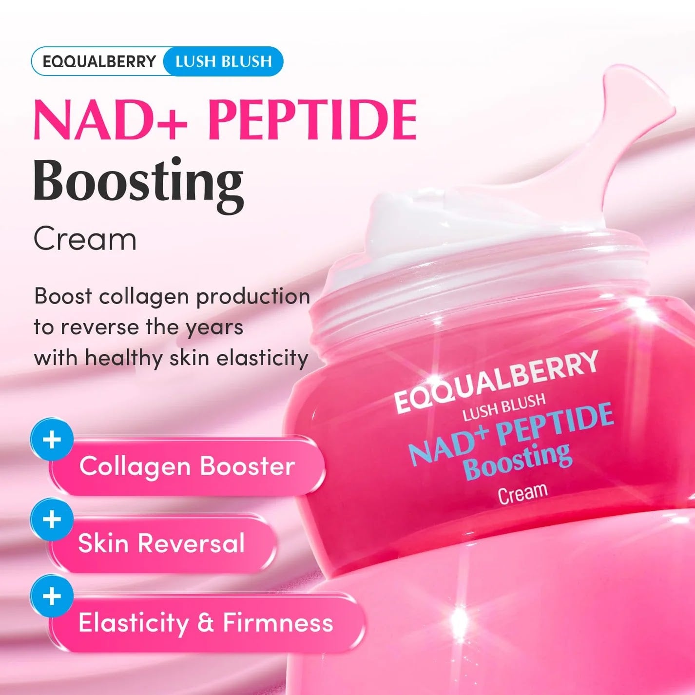 Eqqualberry NAD+ Peptide Boosting Cream 50ml