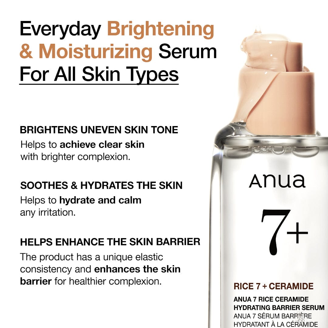 Anua Rice + Ceramide Hydrating Barrier Serum 50ml