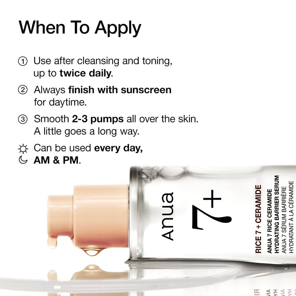 Anua Rice + Ceramide Hydrating Barrier Serum 50ml